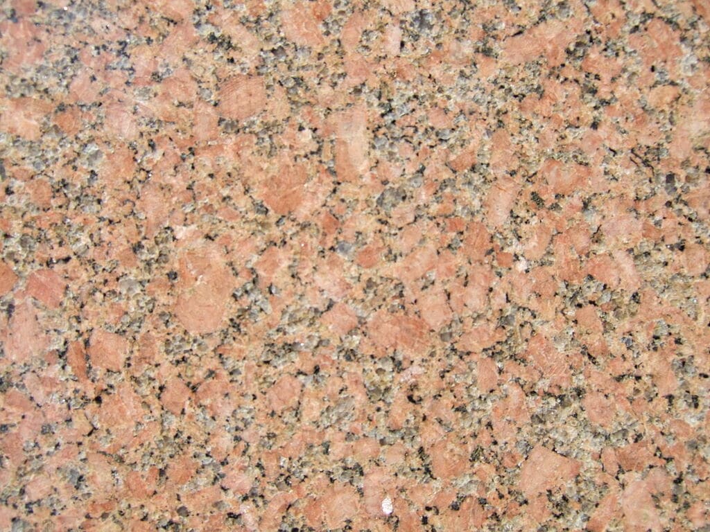 A close up view of a granite surface
