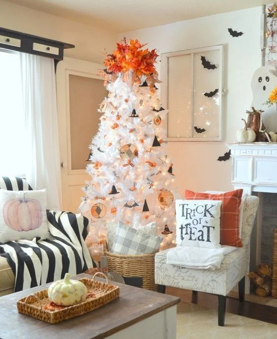 DIY Paper Halloween Christmas Tree