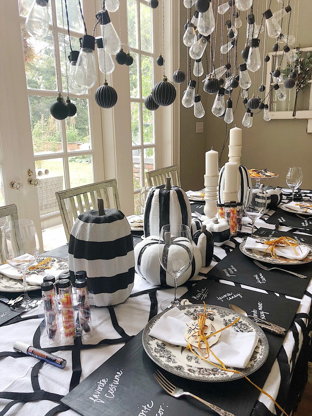 halloween table decoration 