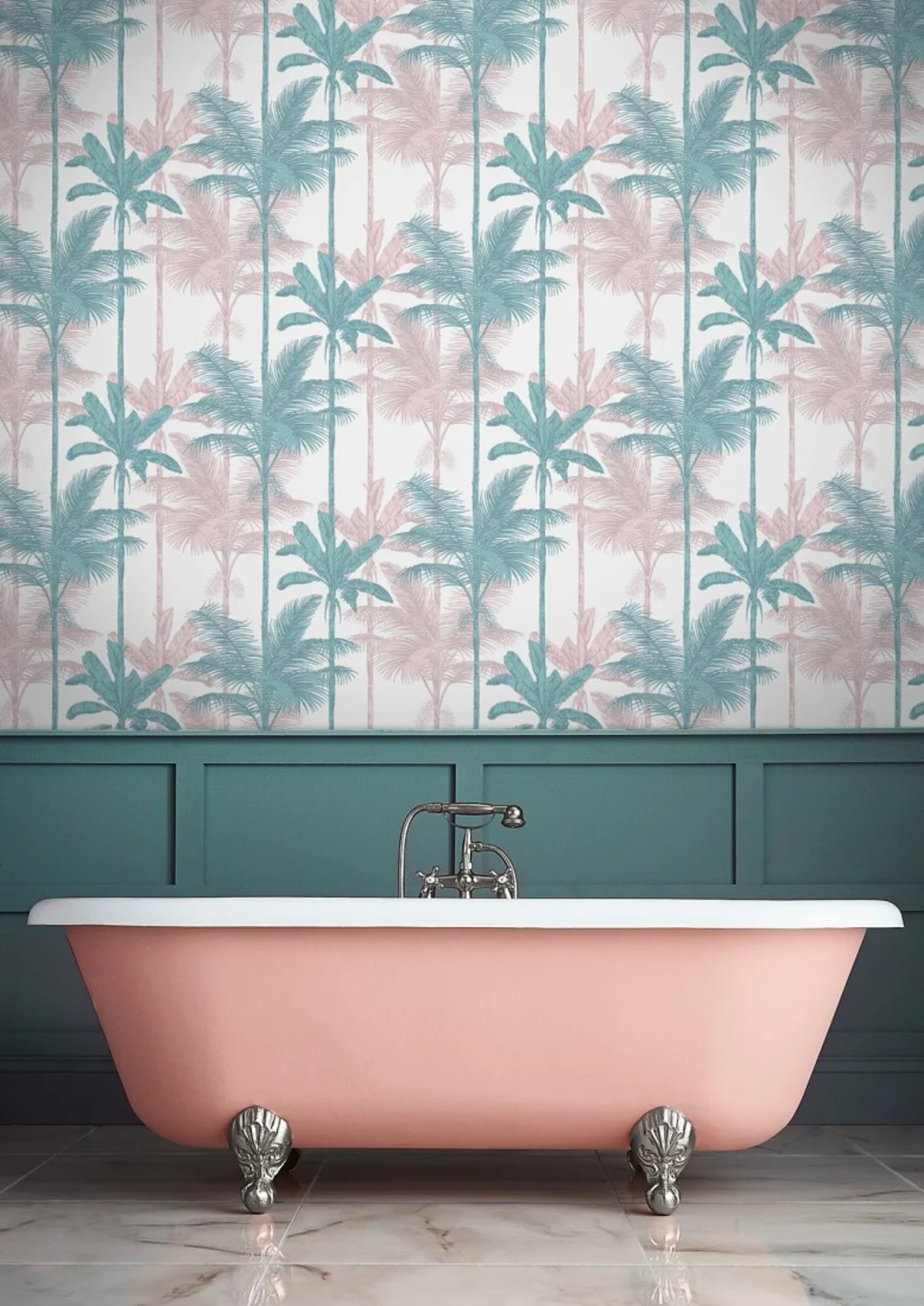 bathroom wallpaper ideas 