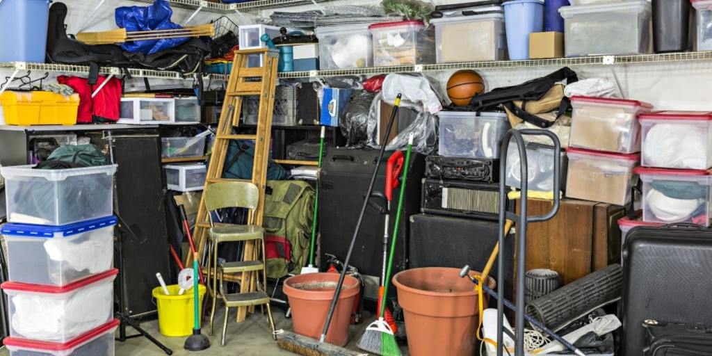 clearing out your garage 