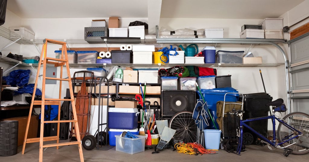 clearing out your garage 