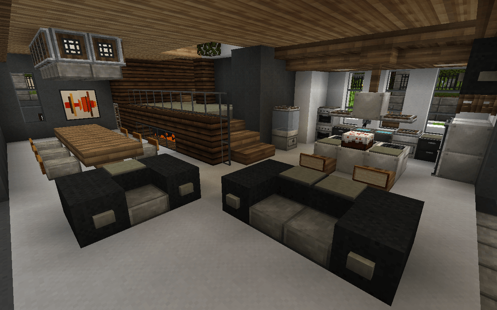 minecraft interior design 