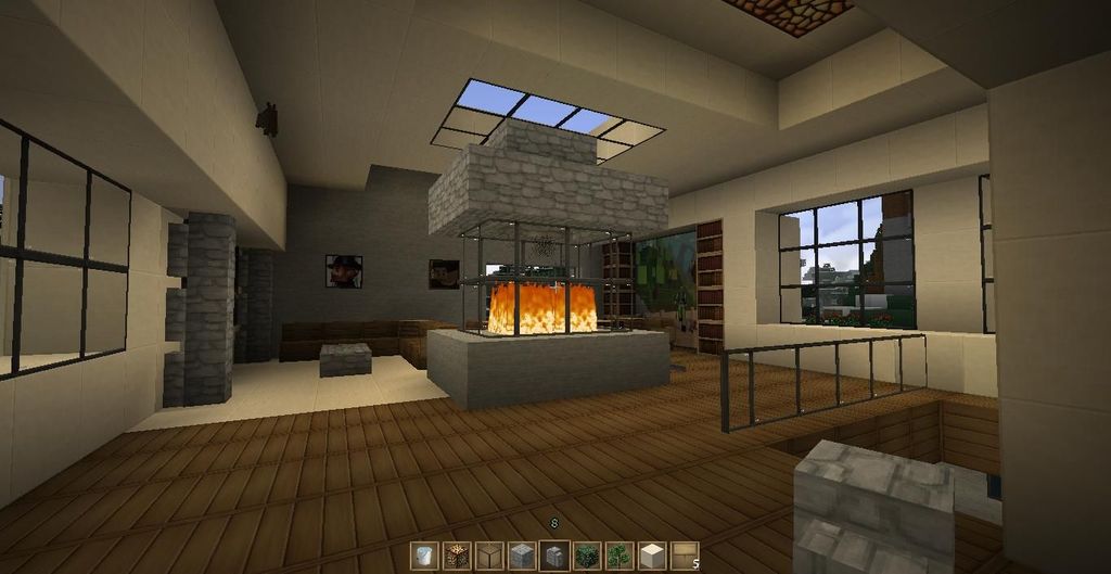 minecraft interior design 
