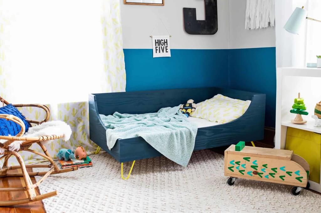DIY Modern Kids Bed