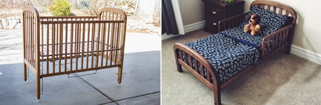 Convert Crib to Kid’s Bed