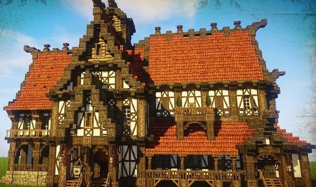 minecraft medieval house 