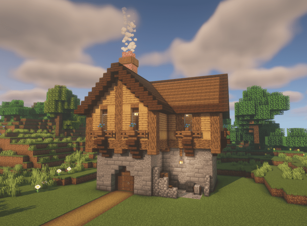minecraft medieval house 