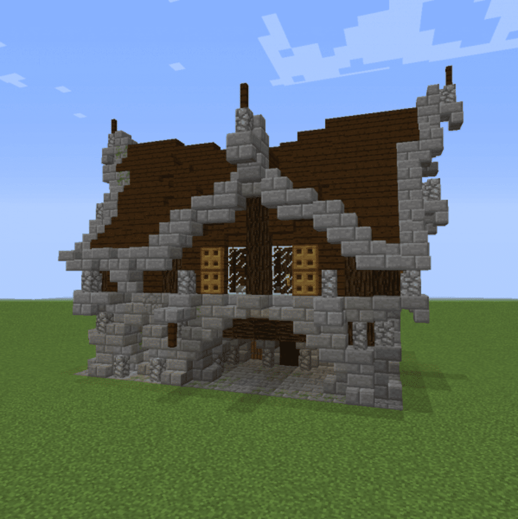 minecraft medieval house