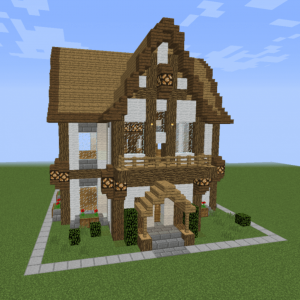 Minecraft Medieval House: Blueprints for Different Houses ...