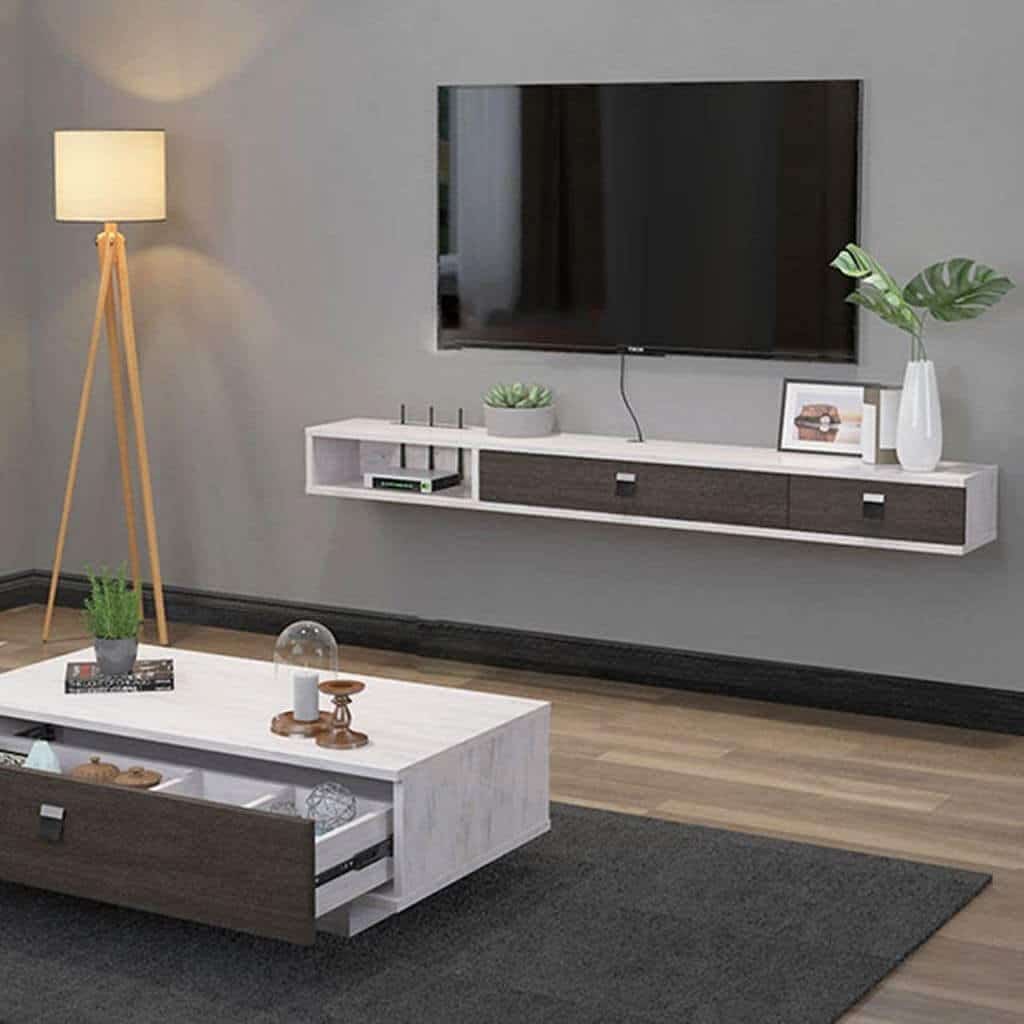  Electric Fireplace Floating TV Stand