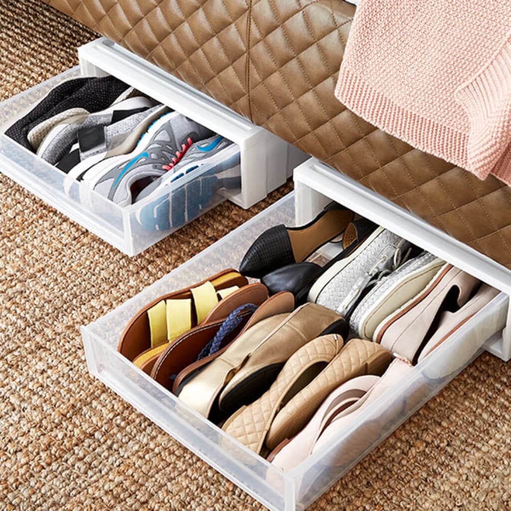  A Shoe Organizer under bed storage