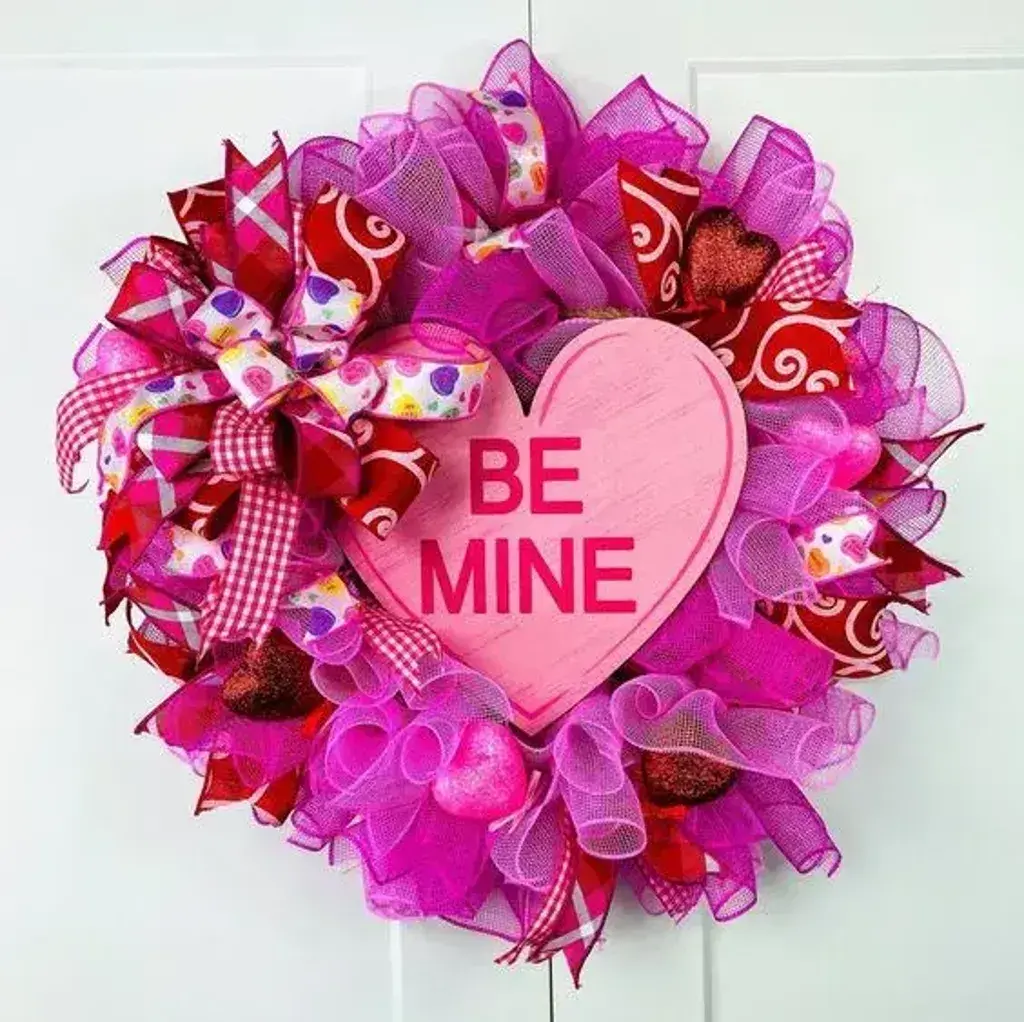 valentine's day wreath ideas