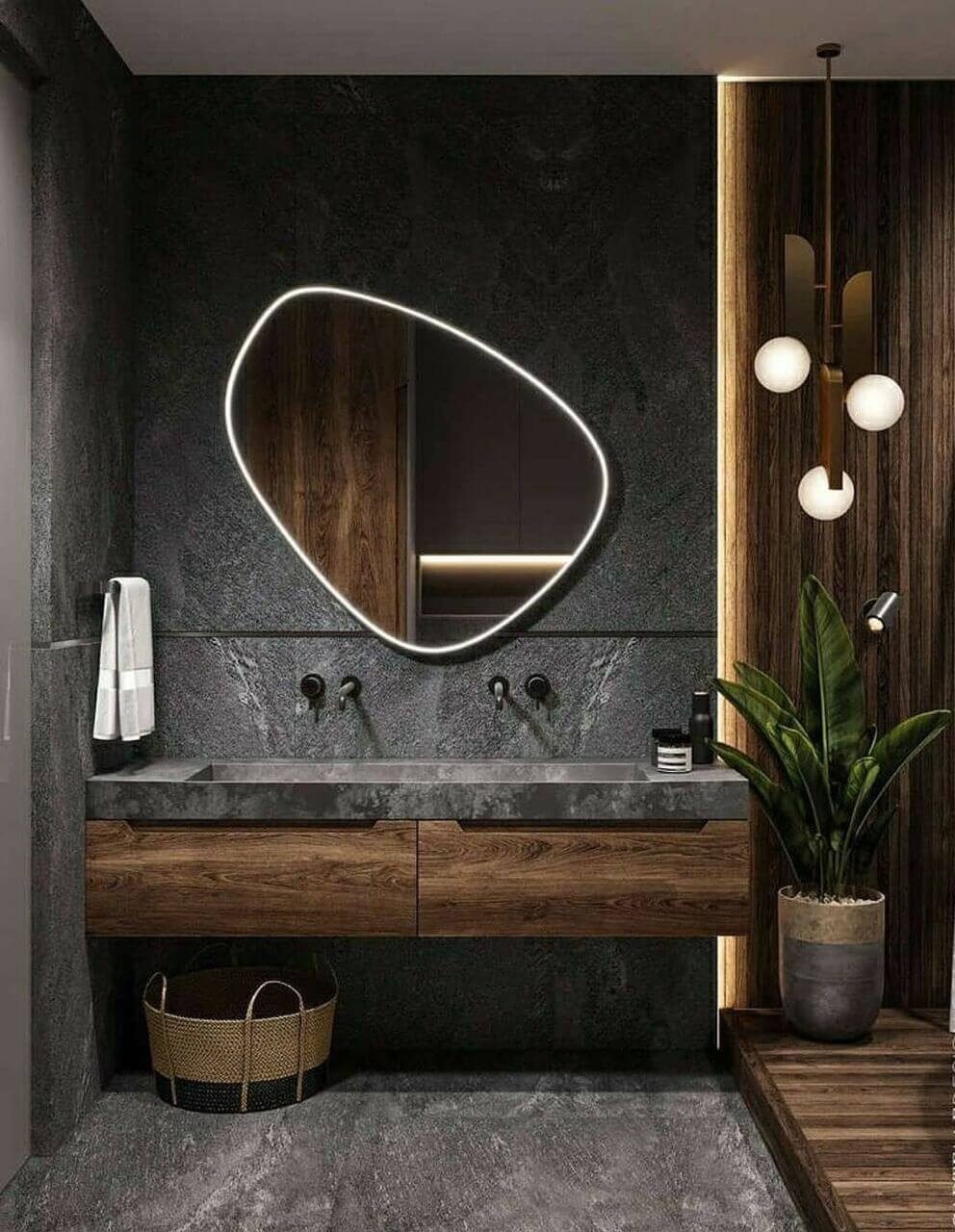 An Asymmetrical Mirror Design