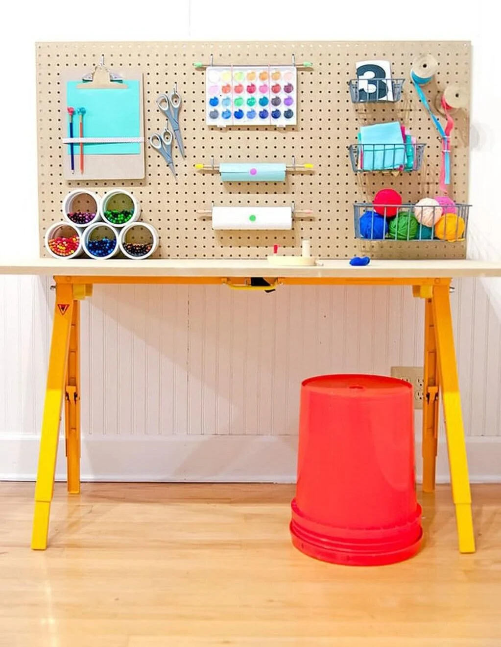 Kids Craft Table with Storage 