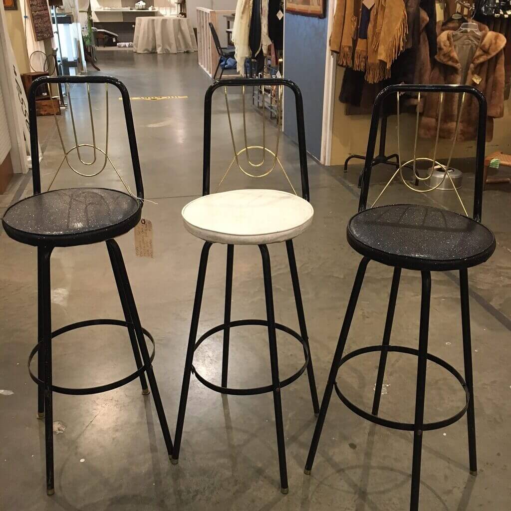 mid century modern bar stools