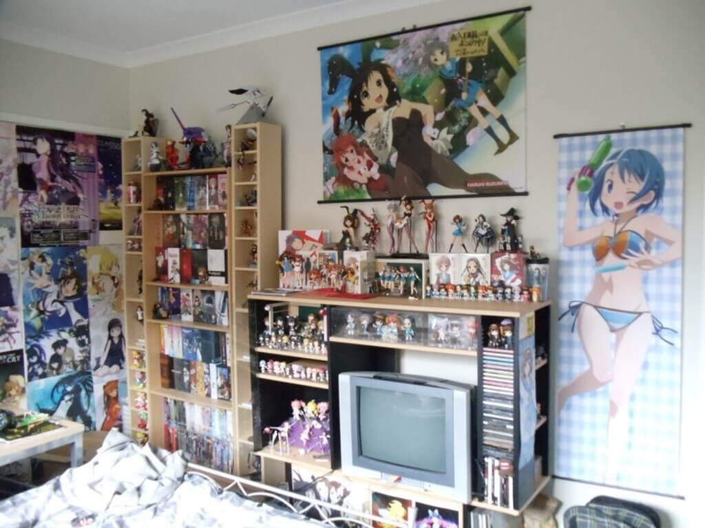 anime bedroom background