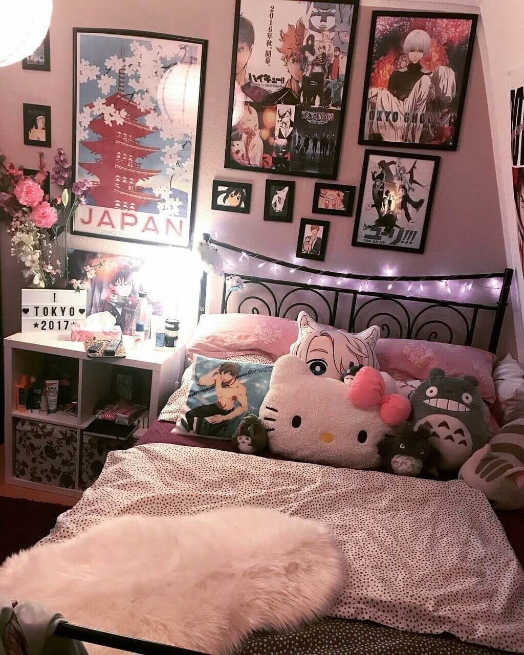anime bedroom decor