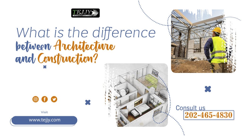 difference between architecture and construction