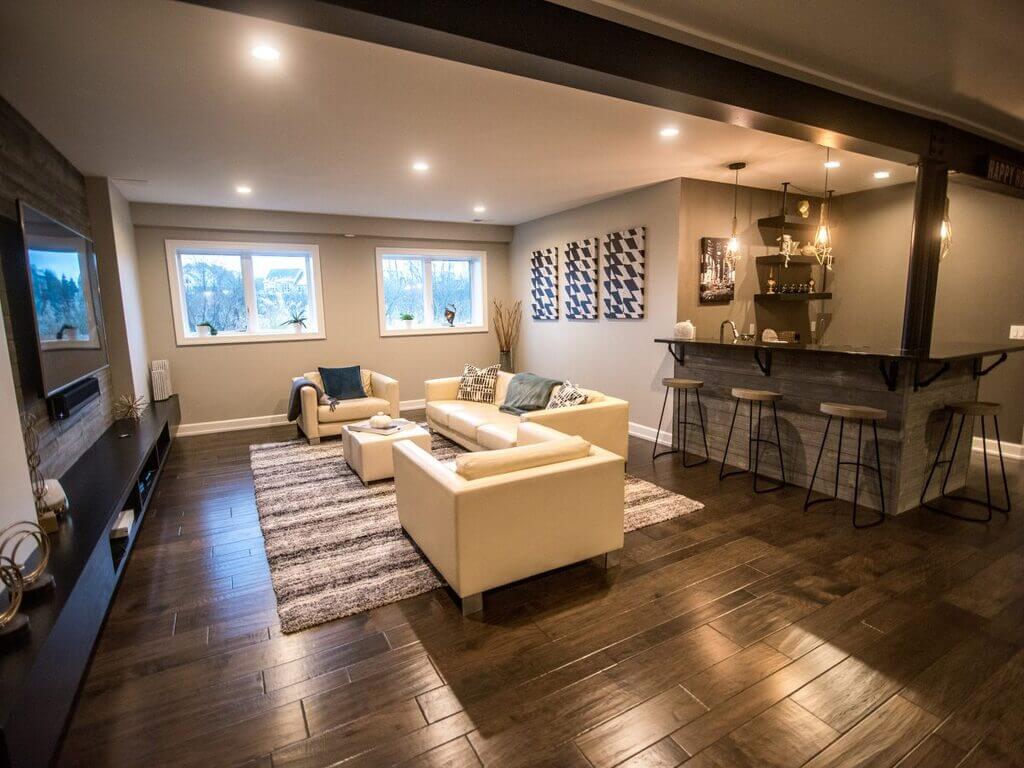 Proper Lighting in the Basement: ceiling ideas for basement