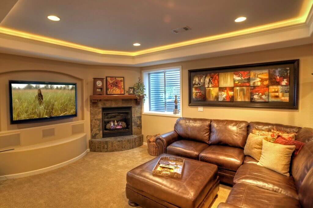 Proper Lighting in the Basement: ceiling ideas for basement