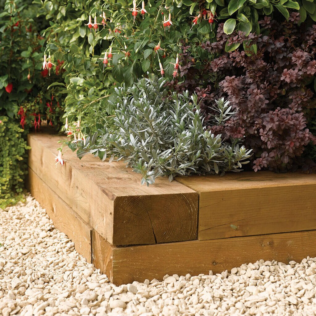 DIY Flower Bed Idea