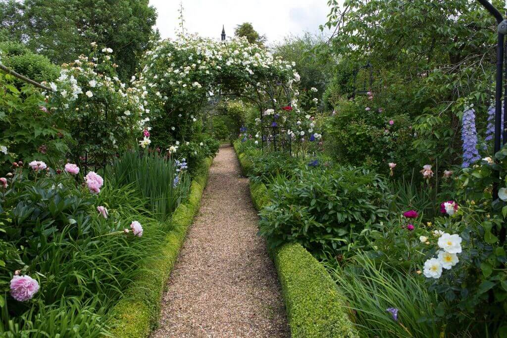 Create a Garden Path  flower beds ideas