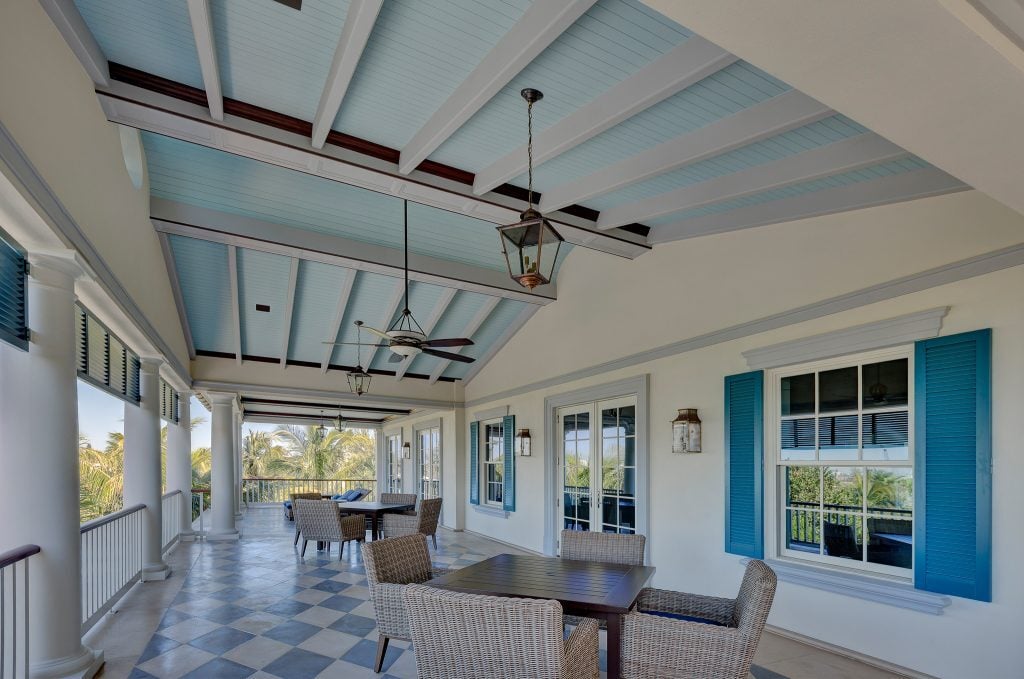 Pastel Inexpensive Porch Ceiling Ideas