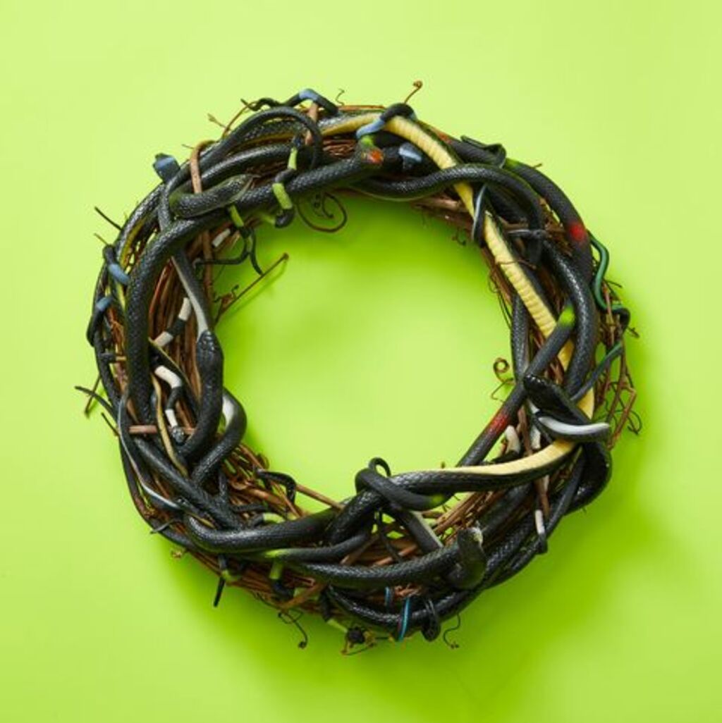 Snake DIY Halloween Wreath 