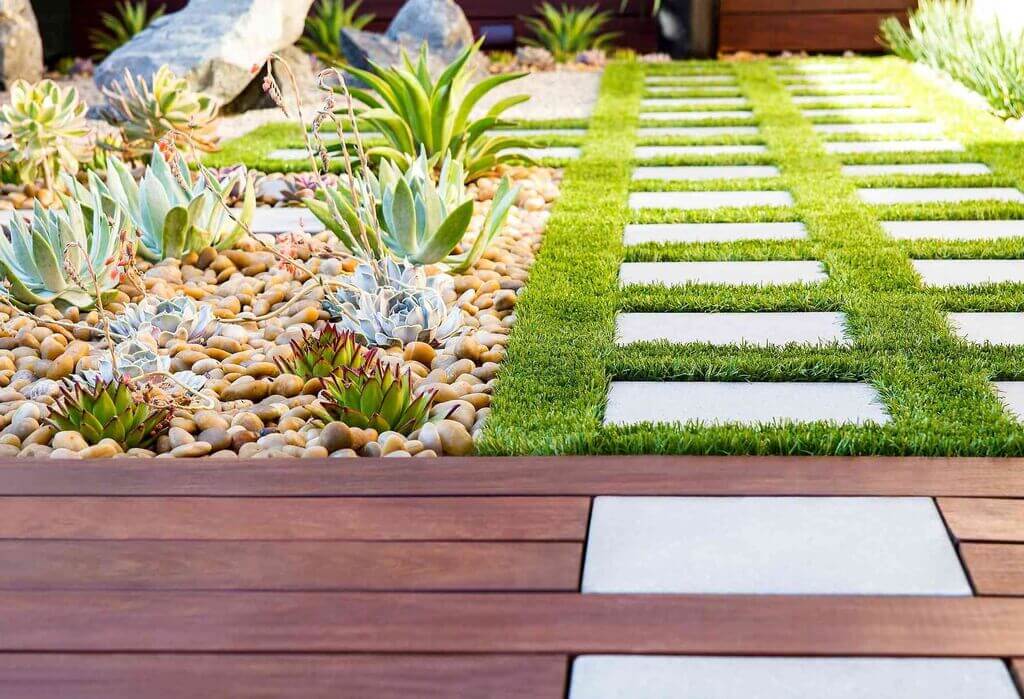 Studio H Artificial Grass cheap patio paver ideas