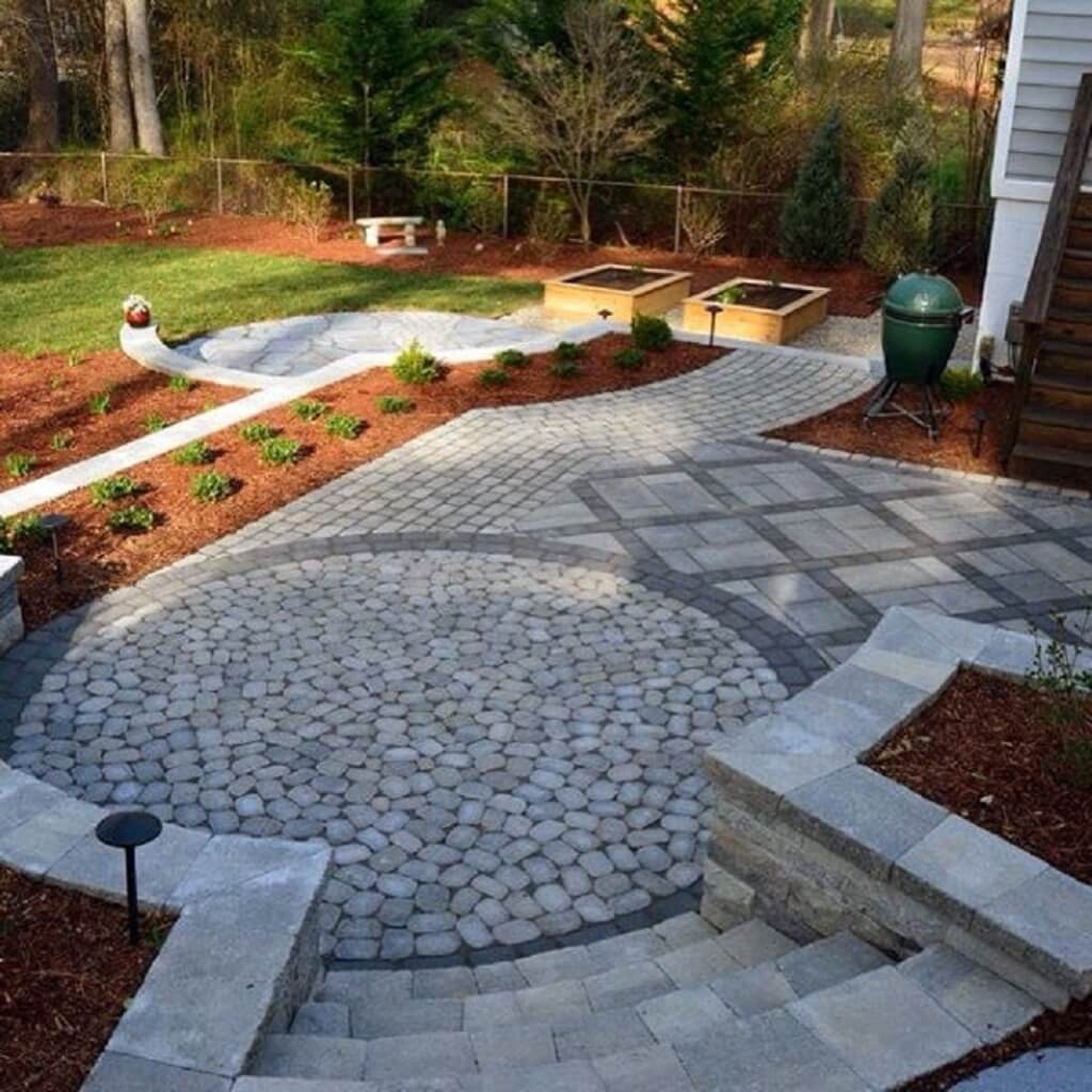 Outdoor Dreams Richmond Inlay patio paver ideas