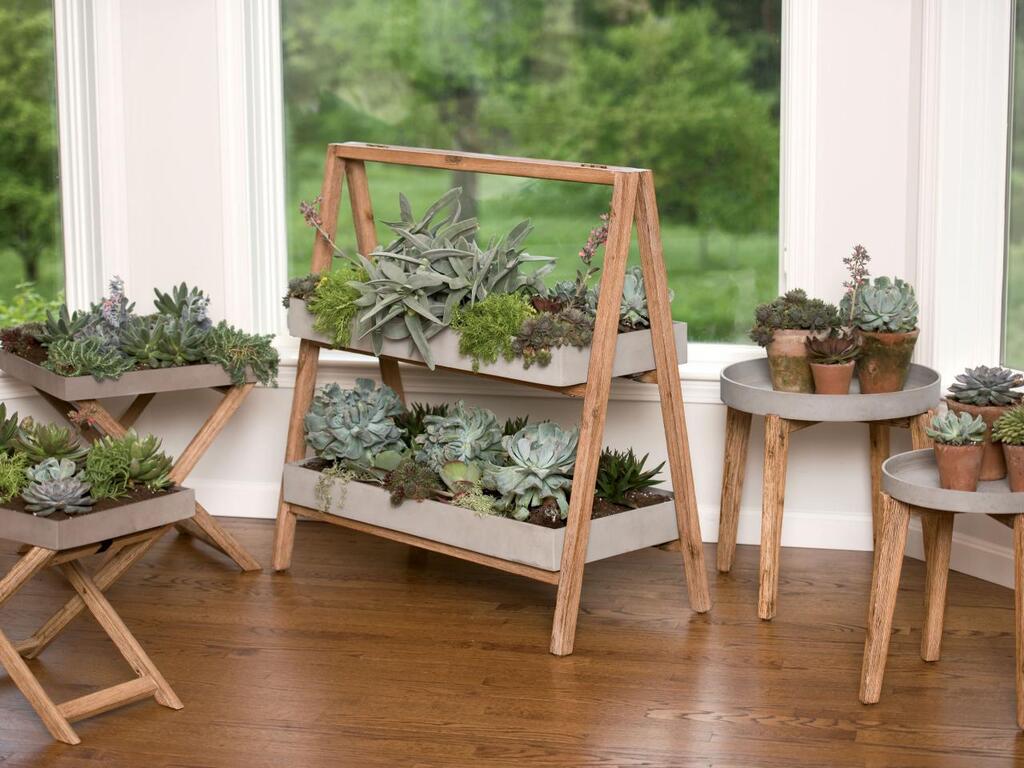 DIY Multi-level Plant Stand