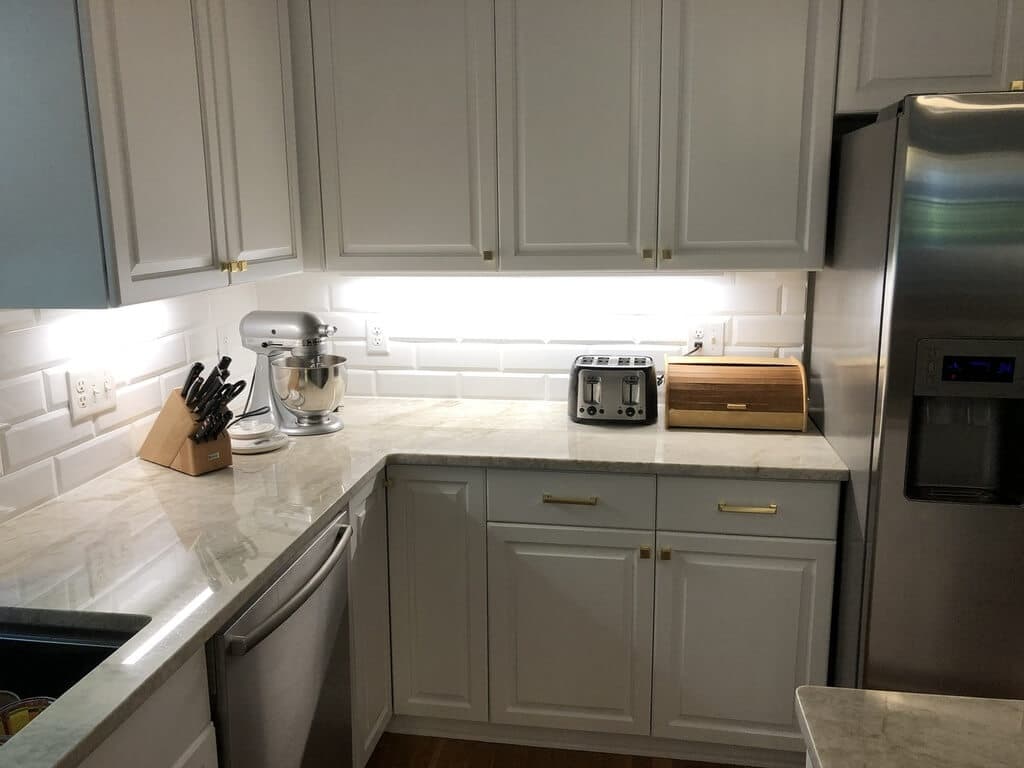 Install Lights Under Your Cabinets in kitchen