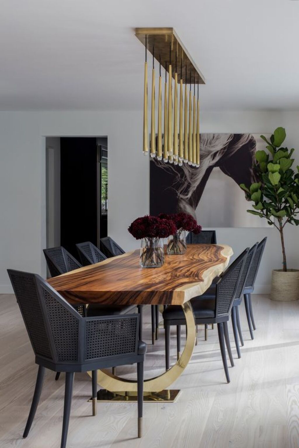 Modern Live Edge Dining Table idea