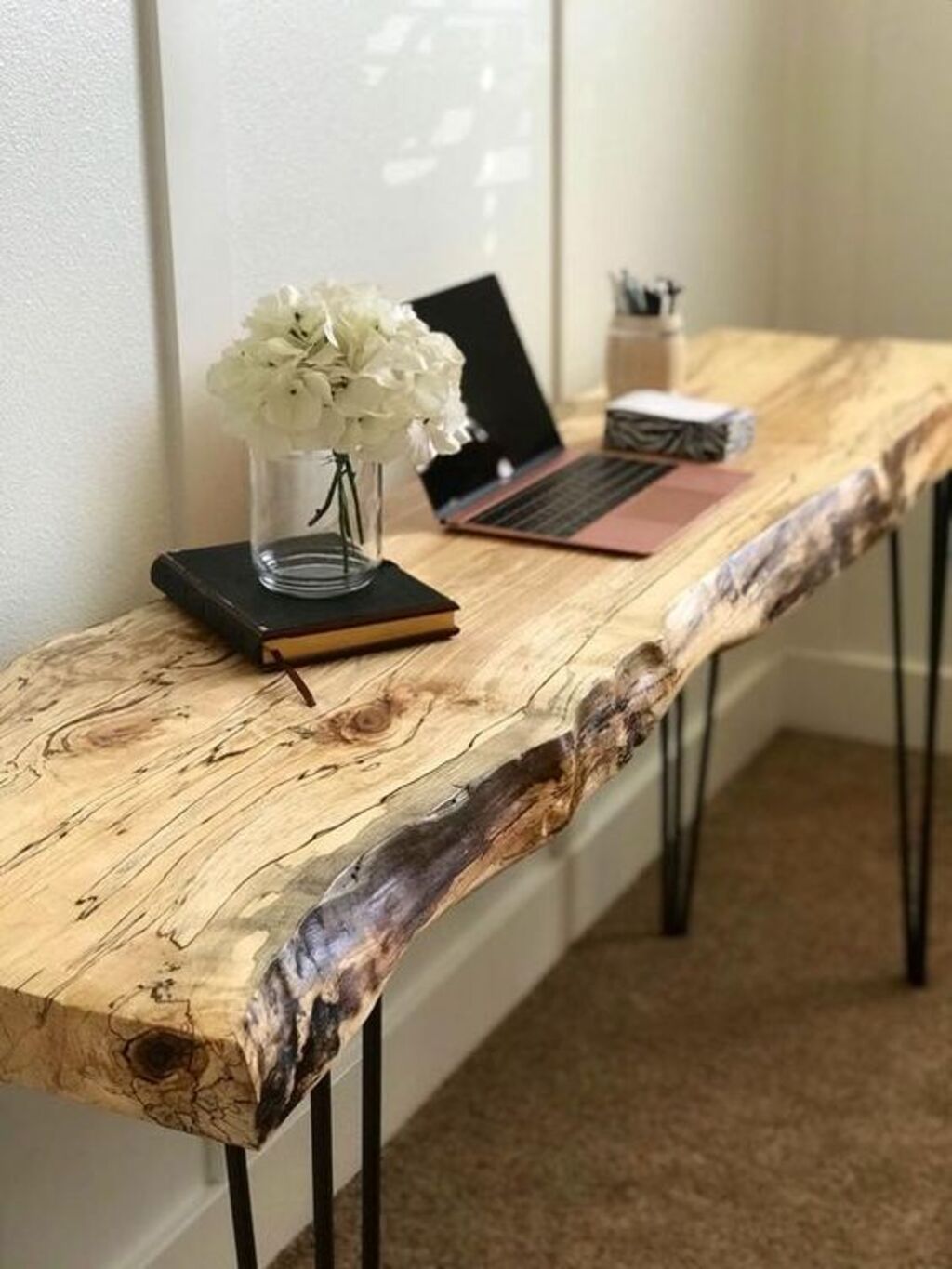 Live Edge Working Desk idea