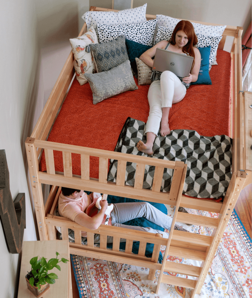 Queen Over Queen Bunk Bed