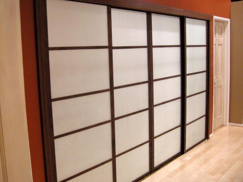 Grid Sliding Closet Doors