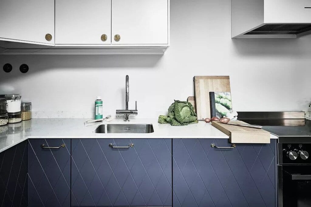 Designer Blue Cabinets Panels