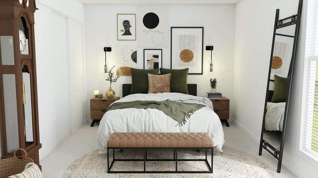 Ideas for Small Bedrooms with Large Beds