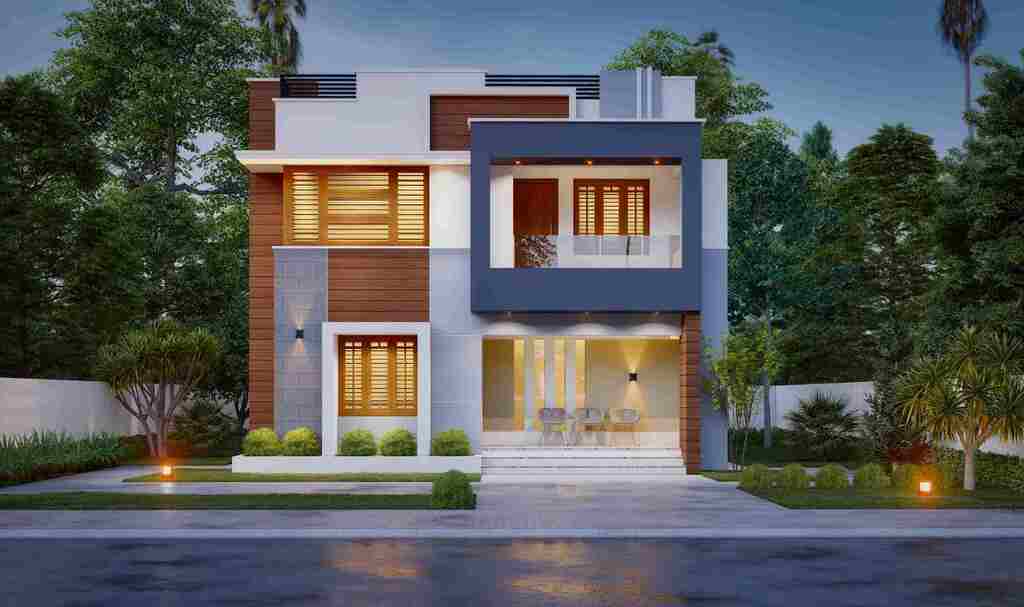 Contemporary home front design 