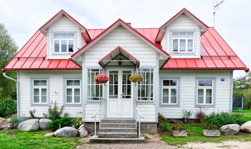 Sneaky Farmhouse Exterior French Doors