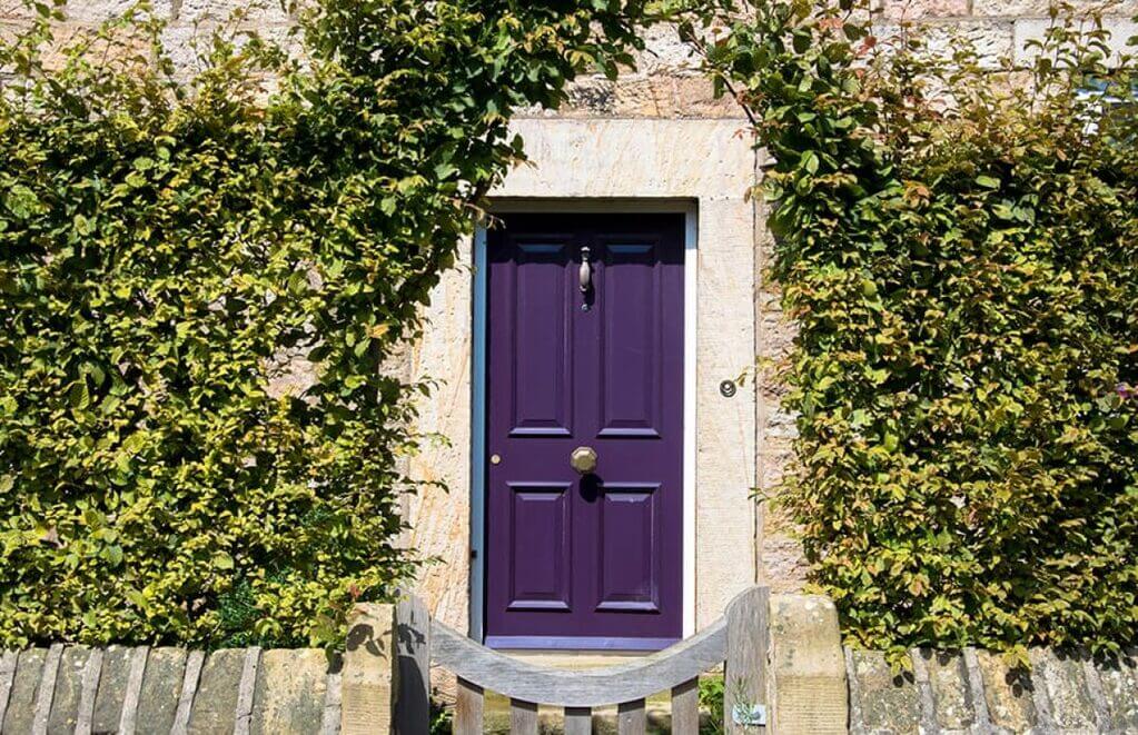  A Themed Violet Farmhouse Front Door