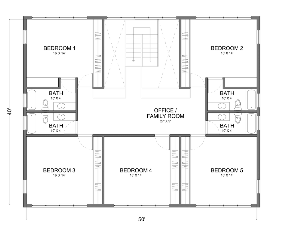 Multipurpose Room for Single Story House Shade Design