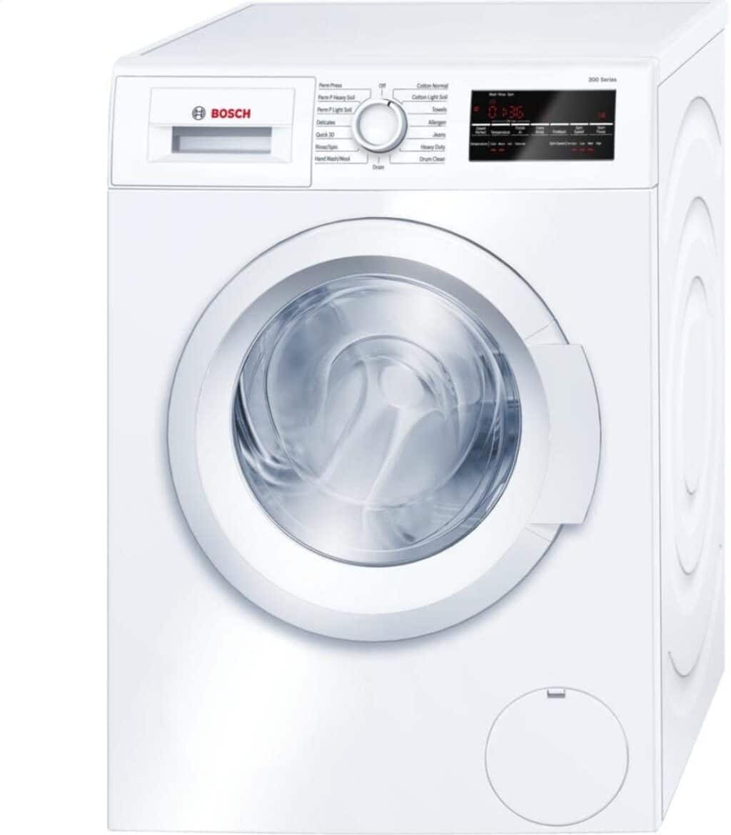 Bosch WAT28400UC stackable washer and dryer