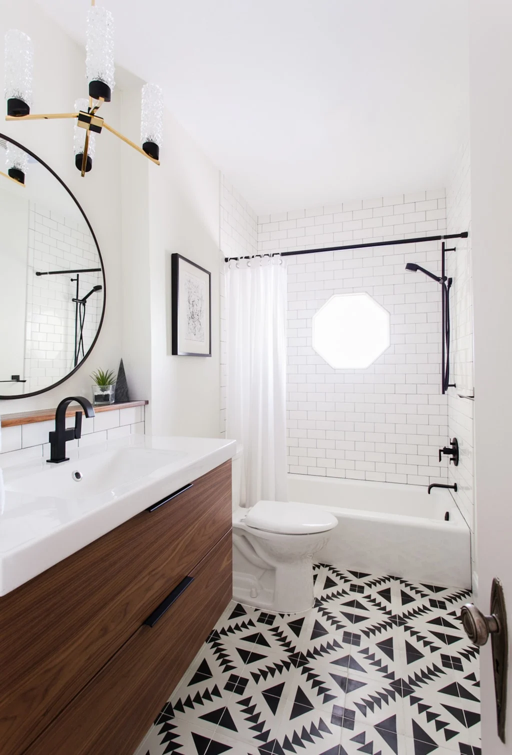 Graphic Bathroom Tile Ideas