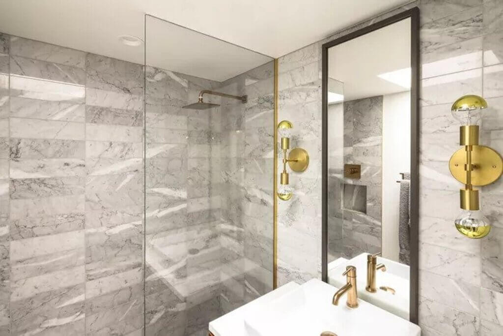  Elegant and Timeless: Marble Bathroom Tile Ideas