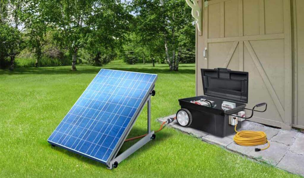 Solar Powered Backup Generator