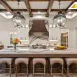 Copper range hood