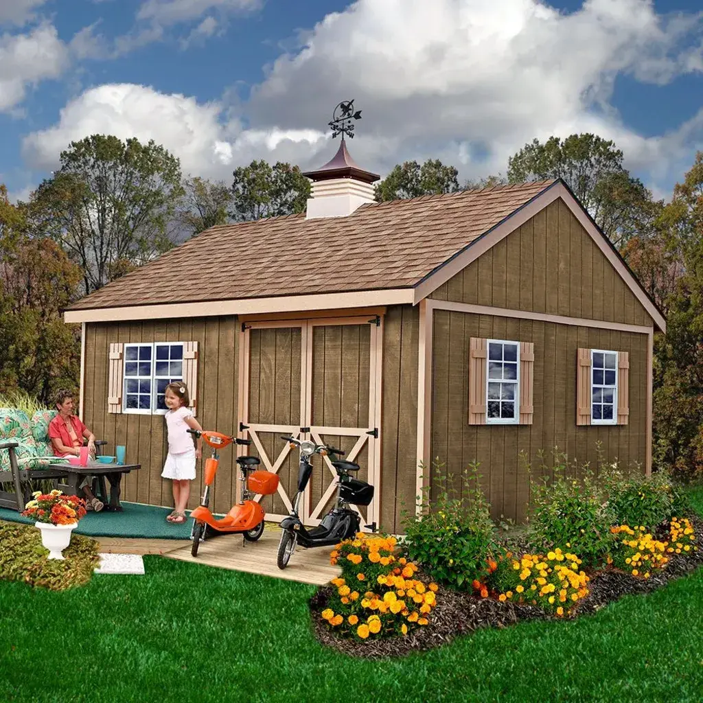  New Castle Wood Shed Kit Tiny Home for Sale