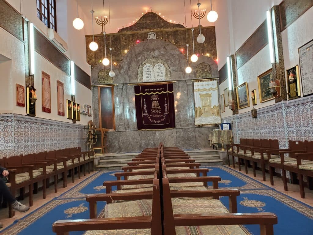 judaica architecture: Slat Lazama Synagogue in Morocco